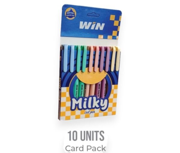 Win Milky Gel Pen Card Pack