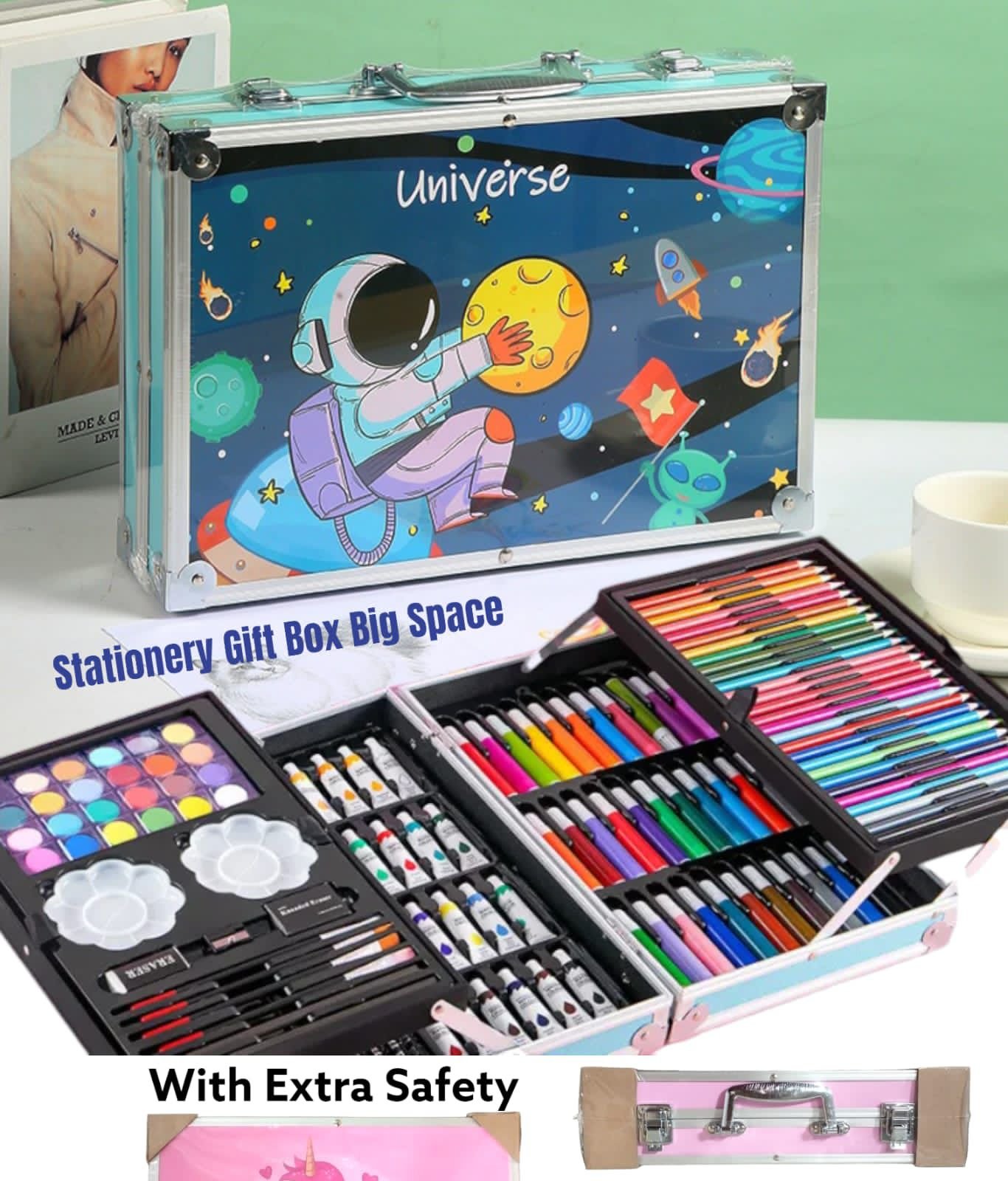 145 Mix Colour Set Suitcase